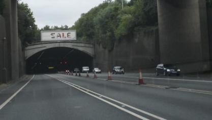 Mersey Tunnel ohne Licht