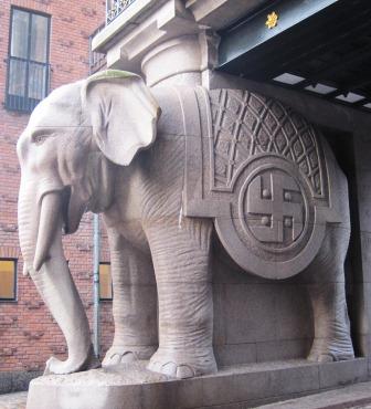 Elefant an der Carlsberg Brauerei