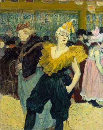 Die Clownesse Cha-U-Kao von Toulouse Lautrec