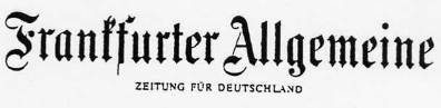 Frankfurter Allgemeine Zeitung Fraktur