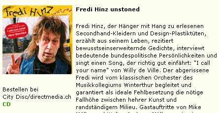 Fredi Hinz unstoned