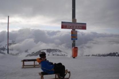 Schlitteln auf der Rigi