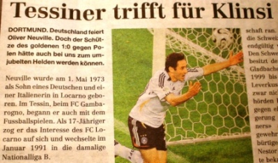 Tessiner trifft für Klinsi