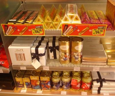 Toblerone am Flughafen Tegel